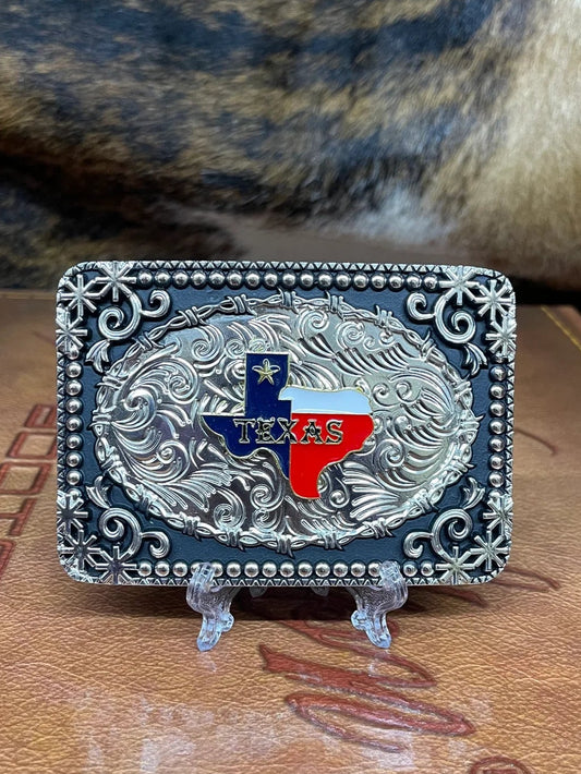 Rectangle Texas Belt Buckle